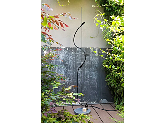Outdoor shower in anodized aluminum AGAPE Open Air ADOC1631 Outdoor shower in anodized aluminum AGAPE Open Air ADOC1631 factory Agape from Italy