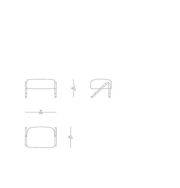 Poof ROSSATO 09-PL04 factory ROSSATO from Italy. Foto №5