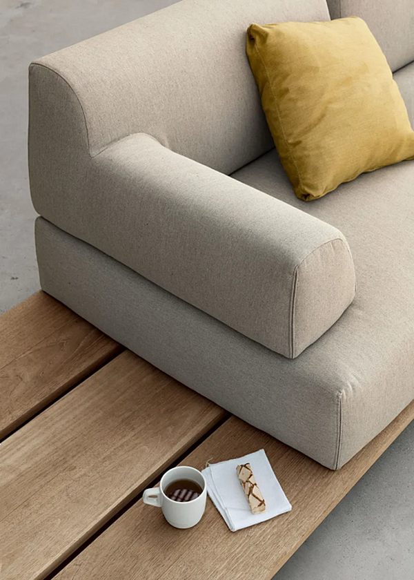 Corner Sectional Garden Armchair Fabric Kristalia Palco factory Kristalia from Italy. Foto №4