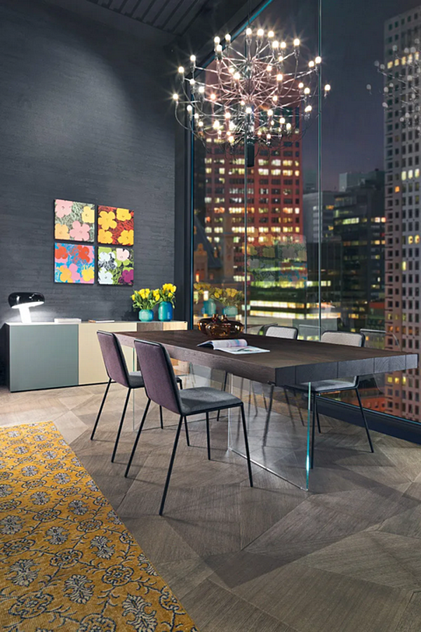 Upholstered fabric chair Pletra LAGO factory LAGO from Italy. Foto №4
