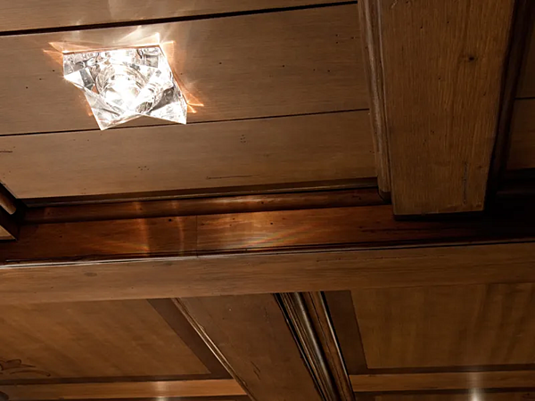 Recessed Crystal Spotlight for False Ceiling Fabbian Cindy factory Fabbian from Italy. Foto №4