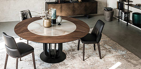 Table CATTELAN ITALIA BrogliatoTraverso SOHO Round factory CATTELAN ITALIA from Italy. Foto №4