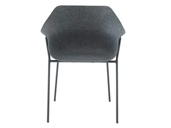 Felt armchair with armrests LIGNE ROSET Ettoriano 10266002-10266003 factory LIGNE ROSET from Italy. Foto №2