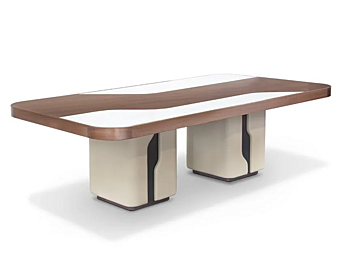 Rectangular dining table in wood with elegant design FORMITALIA PRINCE factory FORMITALIA from Italy