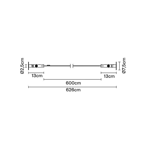 LED adjustable ceiling lamp Fabbian Metro factory Fabbian from Italy. Foto №7
