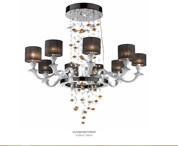 Chandelier LORENZON (F.LLI LORENZON) LS.53/BS/SW/13PA/9F factory LORENZON (F.LLI LORENZON) from Italy. Foto №1