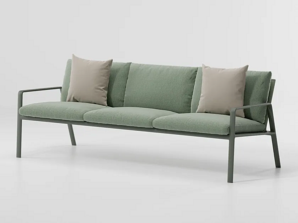 Three-Seater Fabric Garden Sofa Park Life KETTAL factory KETTAL from Italy. Foto №1
