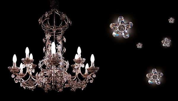 Chandelier JUMBO CHA-L282/12 factory JUMBO from Italy. Foto №1