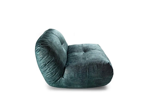 Upholstered fabric armchair with soft back LAGO Happening 1458 factory LAGO from Italy. Foto №2