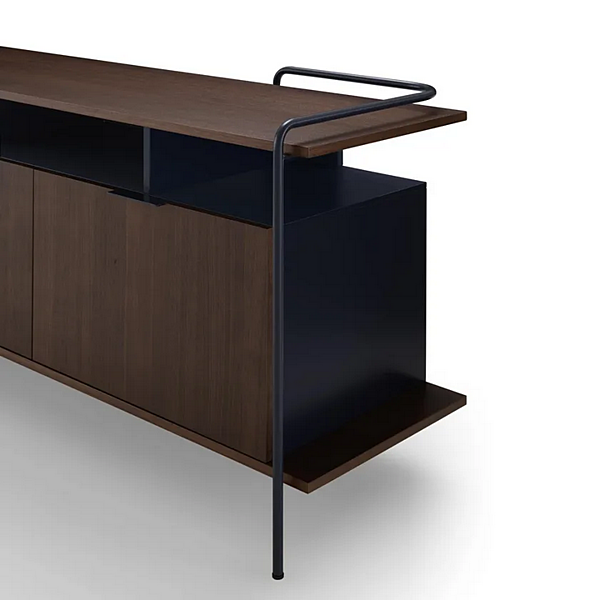 Walnut Sideboard with Flap Doors LIGNE ROSET Alando factory LIGNE ROSET from Italy. Foto №3