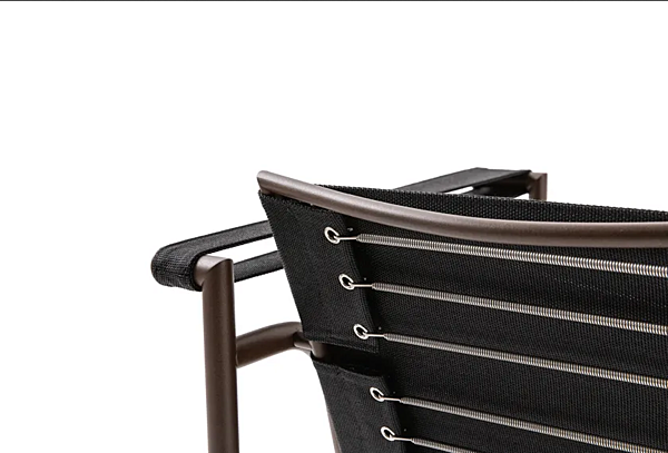 Garden armchair with fabric upholstery and armrests CASSINA Outdoor 001 factory CASSINA from Italy. Foto №12