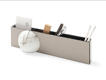 Leather Pen Holder Organizer GIORGETTI