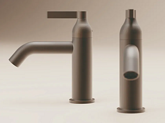 Brass Washbasin Mixer Single Handle Memory Mix AGAPE Brass Washbasin Mixer Single Handle Memory Mix AGAPE factory Agape from Italy