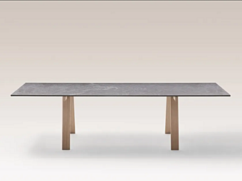 Rectangular table Ambrosiano 2322 Zanotta wood