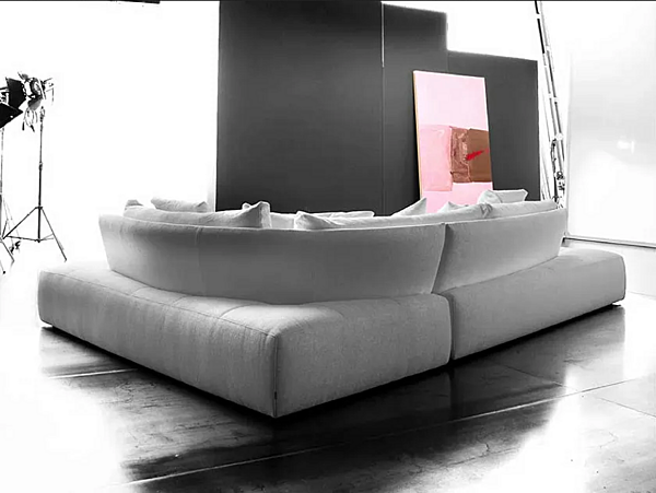 Sectional sofa with upholstered back ERBA ITALIA Conversation factory ERBA ITALIA from Italy. Foto №3