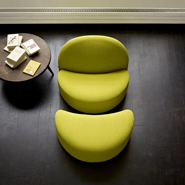 Upholstered Fabric Pouf Elysee LIGNE ROSET 13210305 factory LIGNE ROSET from Italy. Foto №3