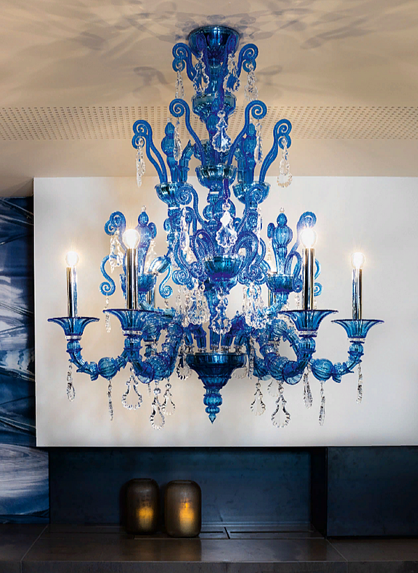 Chandelier Barovier &Toso 5350/18 factory Barovier&Toso from Italy. Foto №7