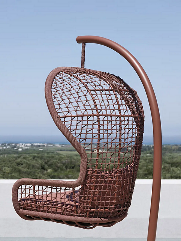 Garden Swing Seat Nido Emma Varaschin Polypropylene Stainless Steel 1 Seater factory VARASCHIN from Italy. Foto №8