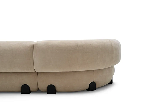 Sectional fabric sofa Simposio Saba Italia factory SABA from Italy. Foto №11