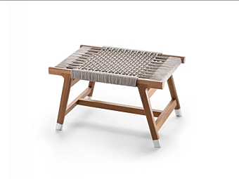 Rectangular outdoor footstool Tonga FLEXFORM factory FLEXFORM from Italy