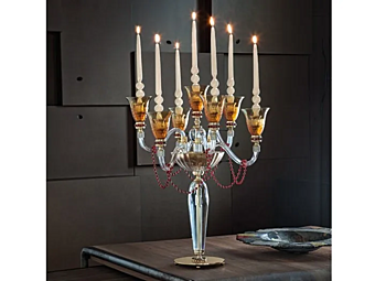Candle Holder with Swarovski Crystals Euroluce Lampadari Claire Candle Holder with Swarovski Crystals Euroluce Lampadari Claire factory EUROLUCE LAMPADARi from Italy