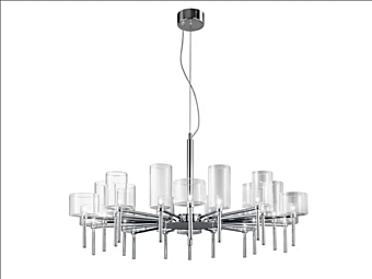 Halogen Crystal Chandelier Spillray AXOLIGHT SP SPIL 20 factory Axolight from Italy