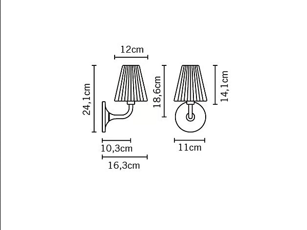 Crystal wall lamp Fabbian Flow collection factory Fabbian from Italy. Foto №10