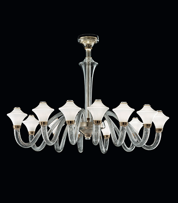 Chandelier Barovier&Toso 5720/12/CC/OJ factory Barovier&Toso from Italy. Foto №1
