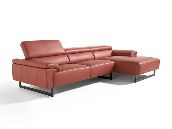 Sectional sofa with chaise longue Egoitaliano Malika factory Egoitaliano from Italy. Foto №1