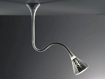 Fluorescent Swivel Pendant Lamp Pipe Artemide 0672010IN0A, 0672W10A factory Artemide from Italy