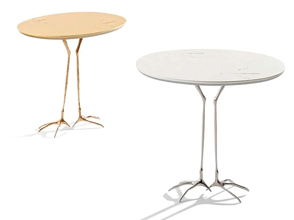 Oval Side Table in Wood CASSINA Traccia factory CASSINA from Italy. Foto №1