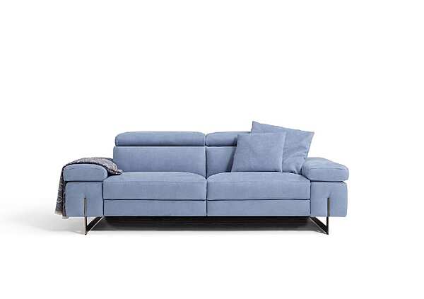 3-seater leather sofa with electric motion Egoitaliano Candice factory Egoitaliano from Italy. Foto №2