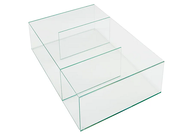 Low rectangular glass coffee table LIGNE ROSET Saldo 19960070 factory LIGNE ROSET from Italy. Foto №2