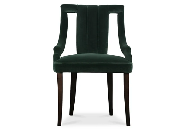 Upholstered Velvet Armchair Cayo BRABBU factory BRABBU from Italy. Foto №2
