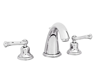 3 Hole Countertop Washbasin Tap with Automatic Pop Up Waste Gentry Home Tiffany factory Gentry Home from Italy