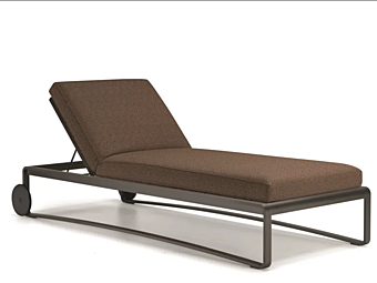 Sun lounger with castors Molteni & C Guell Sun lounger with castors Molteni & C Guell factory Molteni & C.(+VITRA) from Italy