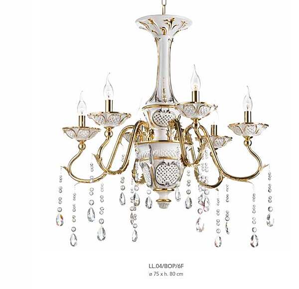 Chandelier LORENZON (F.LLI LORENZON) LL.04/BOP/6F factory LORENZON (F.LLI LORENZON) from Italy. Foto №1