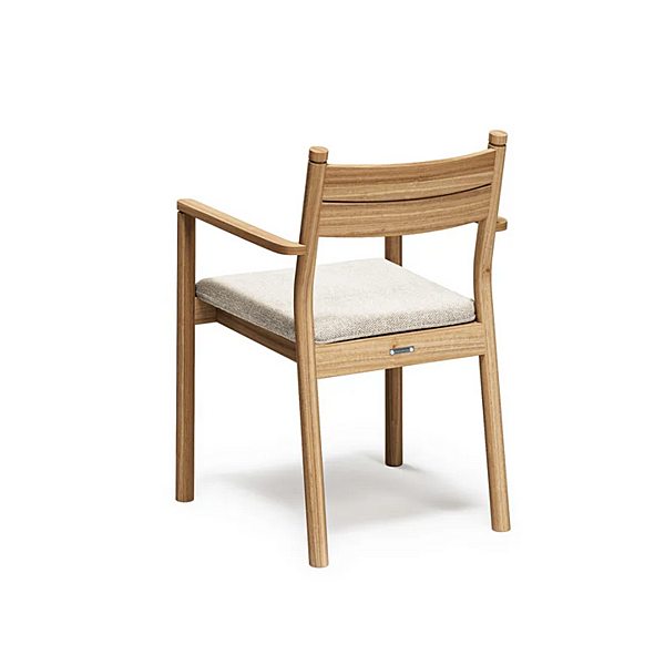 Stackable wooden garden chair with armrests Atmosphera Apache factory ATMOSPHERA from Italy. Foto №11