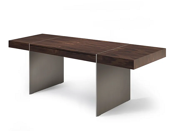 Rectangular wooden writing desk with drawers i 4 Mariani Milano factory i 4 Mariani from Italy. Foto №2