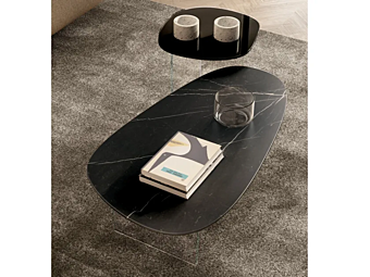 Glass coffee table Pleasure 1420 LAGO Glass coffee table Pleasure 1420 LAGO factory LAGO from Italy