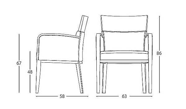 Armchair MONTBEL 00932 factory MONTBEL from Italy. Foto №2