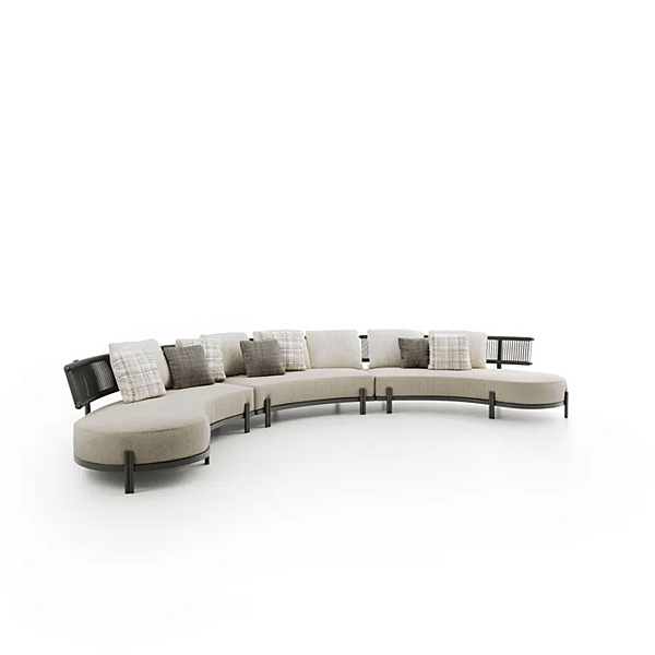 Modular Fabric Garden Sofa Loto Atmosphera factory ATMOSPHERA from Italy. Foto №7