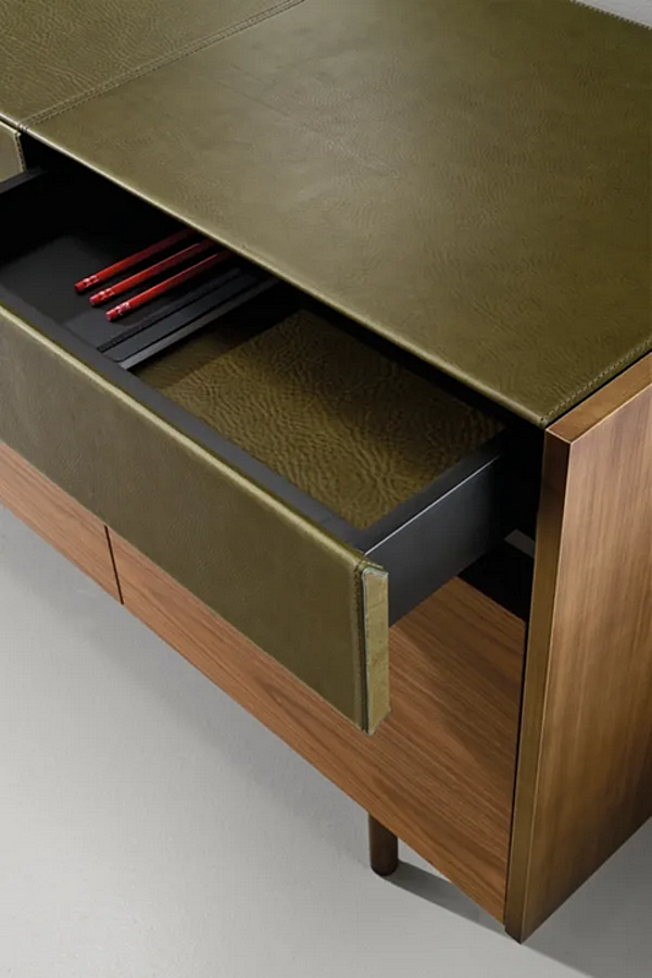 Wooden sideboard with doors i 4 Mariani Equa factory i 4 Mariani from Italy. Foto №10