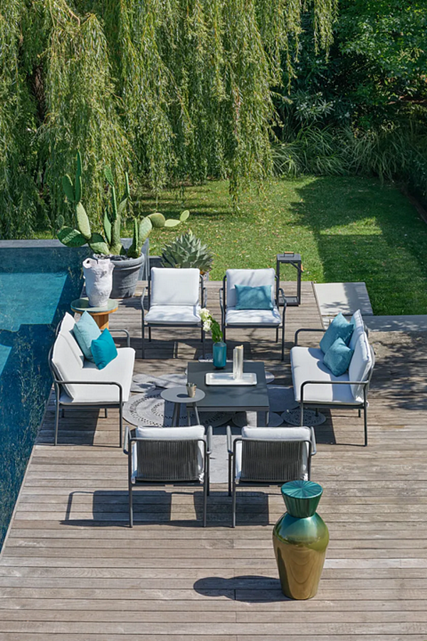 Garden Aluminium Easy Chair with Armrests Atmosphera Air factory ATMOSPHERA from Italy. Foto №17