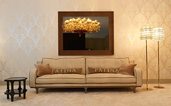 The PATINA sofa LC/S116 28 - LE CADRE DIVANO BASSO factory PATINA from Italy. Foto №1