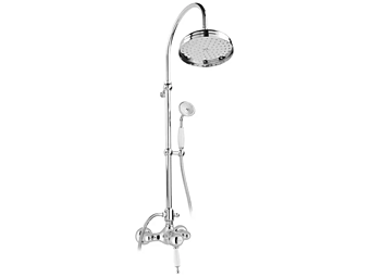 Wall Mounted Steel Shower Panel with Hand Shower Gaia Mobili Canterbury Wall Mounted Steel Shower Panel with Hand Shower Gaia Mobili Canterbury factory GAIA from Italy