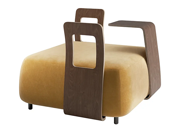 Square Pouf Vice Versa Big Island INNOVA Imbottiti factory Innova Imbottiti from Italy. Foto №1
