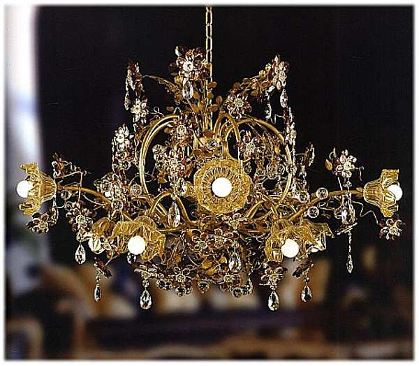 Chandelier MECHINI L276/11DC factory MECHINI from Italy. Foto №1
