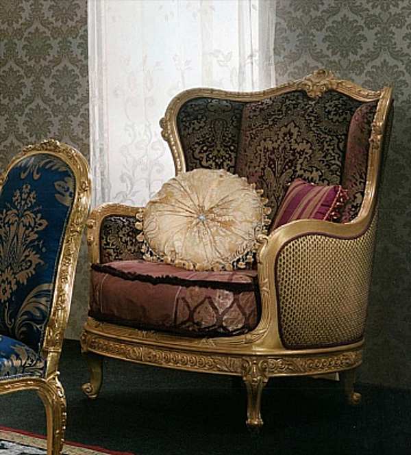 Armchair CARLO ASNAGHI STYLE 11184 factory CARLO ASNAGHI STYLE from Italy. Foto №1