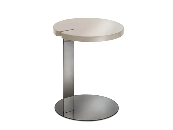 Round wooden side table Butter Saba factory SABA from Italy. Foto №1